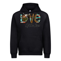 Black lov of thecows Urban Hoodie - CowhideDigitalArt