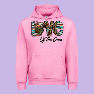 Lov Of Thecows Urban Hoodie Designed By Cowhidedigitalart