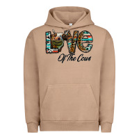 Pigment Burro lov of thecows Urban Hoodie - CowhideDigitalArt