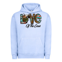 Pigment Grape Ice lov of thecows Urban Hoodie - CowhideDigitalArt