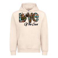 Sandshell lov of thecows Urban Hoodie - CowhideDigitalArt