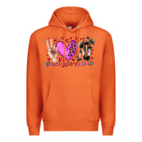 Carrot peace love makeup Premium Hoodie - RacoonDesign