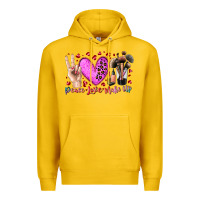 Lemon peace love makeup Premium Hoodie - RacoonDesign