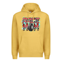 Antique Gold Race Mom Premium Hoodie - RacoonDesign