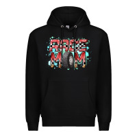 Black Race Mom Premium Hoodie - RacoonDesign