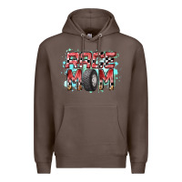Coffee Race Mom Premium Hoodie - RacoonDesign
