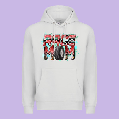 Race Mom Premium Hoodie Designed By Racoondesign