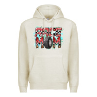 Oatmeal Heather Race Mom Premium Hoodie - RacoonDesign