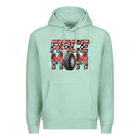Seafoam Race Mom Premium Hoodie - RacoonDesign