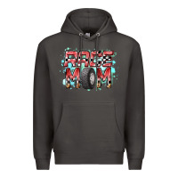 Smoke Race Mom Premium Hoodie - RacoonDesign