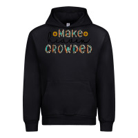 Black make heaven crowded Urban Hoodie - CowhideDigitalArt