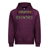 Mauve Wine make heaven crowded Urban Hoodie - CowhideDigitalArt