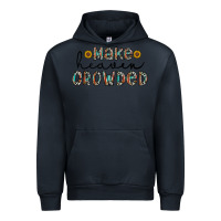 Navy make heaven crowded Urban Hoodie - CowhideDigitalArt