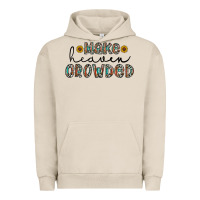 Pigment French Oak make heaven crowded Urban Hoodie - CowhideDigitalArt