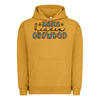 Pigment Peanut Butter make heaven crowded Urban Hoodie - CowhideDigitalArt