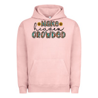 Pigment Salmon make heaven crowded Urban Hoodie - CowhideDigitalArt