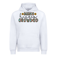 White make heaven crowded Urban Hoodie - CowhideDigitalArt