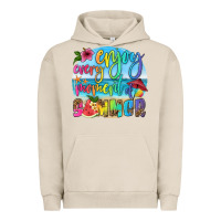 Pigment French Oak enjoy every moment of summer Urban Hoodie - HRA Design Shop