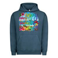 Pigment Midnight Navy enjoy every moment of summer Urban Hoodie - HRA Design Shop