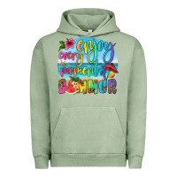 Pigment Oil Green enjoy every moment of summer Urban Hoodie - HRA Design Shop