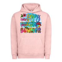 Pigment Salmon enjoy every moment of summer Urban Hoodie - HRA Design Shop