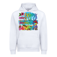 White enjoy every moment of summer Urban Hoodie - HRA Design Shop