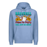 Colony Blue baseball makes me happy you, not so much Premium Hoodie - HRA Design Shop