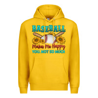 Lemon baseball makes me happy you, not so much Premium Hoodie - HRA Design Shop