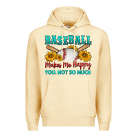 Pina Colada baseball makes me happy you, not so much Premium Hoodie - HRA Design Shop