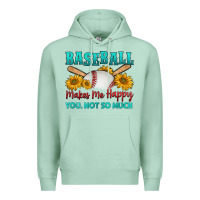 Seafoam baseball makes me happy you, not so much Premium Hoodie - HRA Design Shop