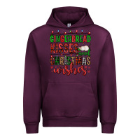 Mauve Wine gingerbread kisses and christmas wishes Urban Hoodie - FaDigitalArtStudio
