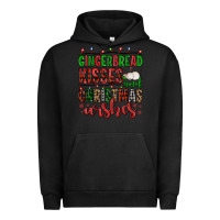 Pigment Black gingerbread kisses and christmas wishes Urban Hoodie - FaDigitalArtStudio