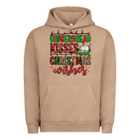 Pigment Burro gingerbread kisses and christmas wishes Urban Hoodie - FaDigitalArtStudio