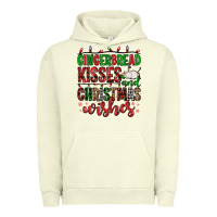Pigment Pistachio gingerbread kisses and christmas wishes Urban Hoodie - FaDigitalArtStudio