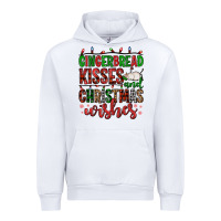 White gingerbread kisses and christmas wishes Urban Hoodie - FaDigitalArtStudio