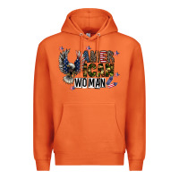 Carrot american woman Premium Hoodie - CowhideDigitalArt