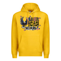 Lemon american woman Premium Hoodie - CowhideDigitalArt