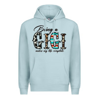 Blue Mist being a gigi makes my life complate Premium Hoodie - CowhideDigitalArt
