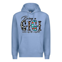 Colony Blue being a gigi makes my life complate Premium Hoodie - CowhideDigitalArt