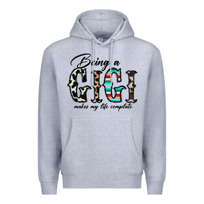 Being A Gigi Makes My Life Complate Premium Hoodie by CowhideDigitalArt | Teevron