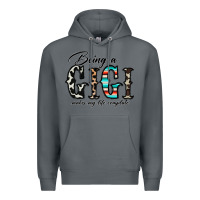 Rock being a gigi makes my life complate Premium Hoodie - CowhideDigitalArt