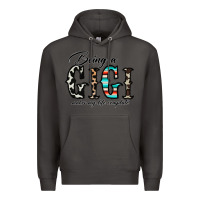 Smoke being a gigi makes my life complate Premium Hoodie - CowhideDigitalArt
