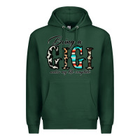 Sports Green being a gigi makes my life complate Premium Hoodie - CowhideDigitalArt