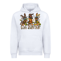 White egg hunter Urban Hoodie - RacoonDesign