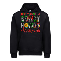 Black have yourself a rowdy howdy christmas Urban Hoodie - FaDigitalArtStudio