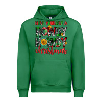Emerald have yourself a rowdy howdy christmas Urban Hoodie - FaDigitalArtStudio