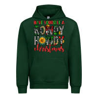 Forest Green have yourself a rowdy howdy christmas Urban Hoodie - FaDigitalArtStudio