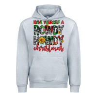 Heather Grey have yourself a rowdy howdy christmas Urban Hoodie - FaDigitalArtStudio