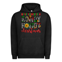 Pigment Black have yourself a rowdy howdy christmas Urban Hoodie - FaDigitalArtStudio