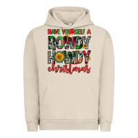 Pigment French Oak have yourself a rowdy howdy christmas Urban Hoodie - FaDigitalArtStudio